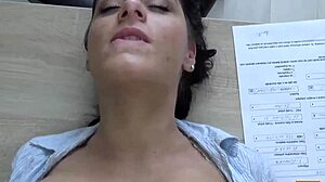 Wow! Loan4k Agent Falls for Stunning Teen Body During Interview. Can't Resist Her Perfect Curves!