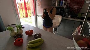 First time cucumber in my pussy feels wild - dazzlingfacegirl