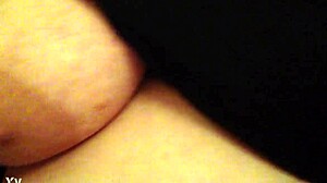 Playing with my huge tits right in the office 😏