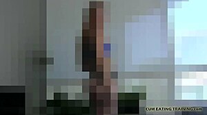 Lick Your Cum Up Off The Floor In This BDSM Femdom POV Session