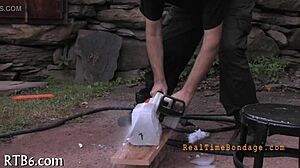 that useless bitch is playing with her clit