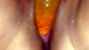 My Girlfriend Explores Dildo For The First Time