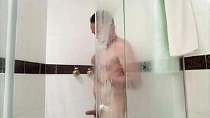 I love watching petter dogx shower, the new sexy brazilian porn star.