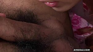 Pretty Asian Chick Rei Experiences Intense Sensations in Her Intimate Area