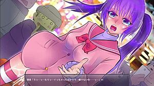 in this hentai game, the girl gets humiliated and masturbates during exposing play part 3