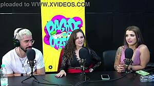 Leleco kissing two hot naughty chicks! 🔥