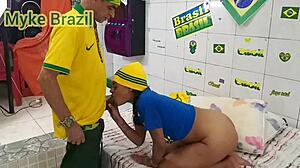After the world cup game, young geovana almeida invited me to celebrate brazil's victory with some hot sex. 😘