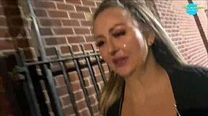 why the public cum walk of shame backstage?