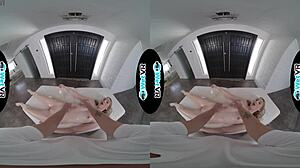 Kallie taylor's first vr porn with wet massage fuck and creampie