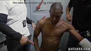 Black boy showing off huge penis in shoplifting clip