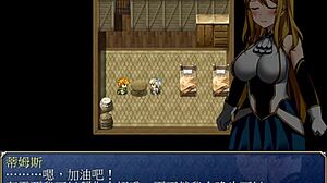 Blonde Hentai Girl Exposes Big Tits