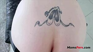 i promised you step mom, but now you're riding me with big tits and blowjob