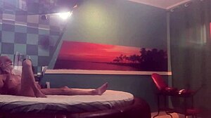 the couple explores front and back sex in this amateur voyeur anal scene