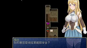 Blonde Hentai Girl Exposes Big Tits