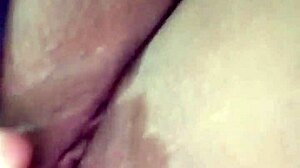 I's showing my wet pussy to the prostitute for cum