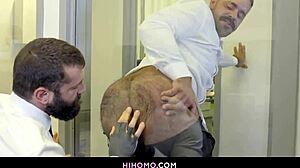 hairy gay businessmen banging hard - oops!