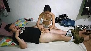 latina ex giving amazing blowjob to me 😘