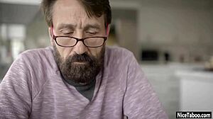 Hot Blonde Teen Riley Star Sucks Stepdad's Cock Before Hardcore Action