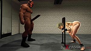 超辣手铐骚女被BBC狠狠干，超粗暴！