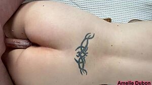 fucked amelie dubon and came on her tight ass