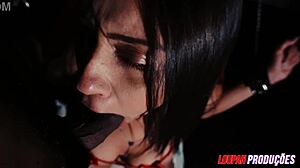 Submissive Sandy Loupan in production