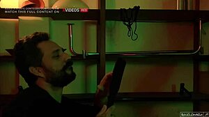 teaser garota de lingerie novinha gosta de transar amarrada azukat e mario aquele completo no red, submissive crossdressing with blowjob and cumshot.