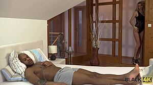 black4k blonde teen with lucky black gentleman monster cock