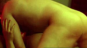 Swinger show turns wild with group sucking and riding orgy.