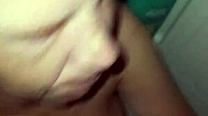 The whorewife casually gets a facial in the shower while bathing