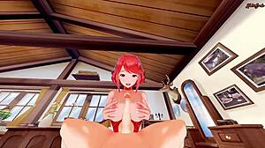 pov fucks pyra in missionary for creampie