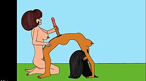 hey, ever seen an animated shemale twist into wild contortion for an epic orgasm?