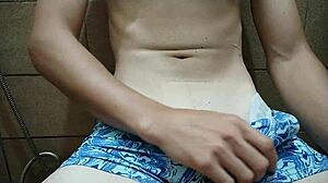 Watch Me Rub My Dick in the Kitchen Bathroom!