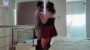 Cuckold milf's oral encounter with single in CDMX