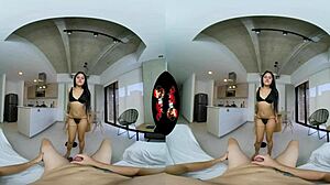 VRLatina - Tiny 18+ Latina Body Explored in VR POV Action