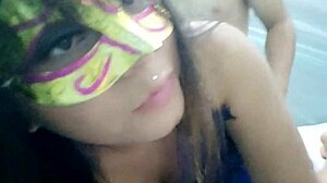 Stepsister welcomes with intense blowjob sucking balls