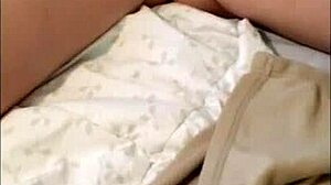 Slutty milf grinds her hairy pussy as boyfriend records every moment