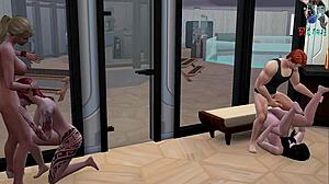 Hardcore Office Sex With Three Beauties