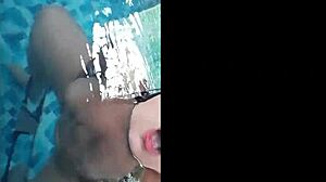 Hotel Pool Scandal with Brazilian Hottie Cumming Hard in Public Spot. Watch Her Big Ass Shake!