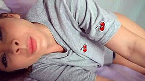 Latina With Big Tits Rides Cowgirl, Cum On Body