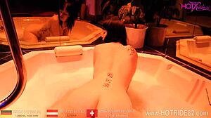 Wow, check my wet German pussy in the whirlpool with dirty talk!