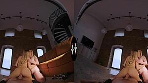 Dark room VR featuring big bad girls in exciting adventures