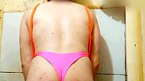 i love carolcross in her sexy thong