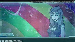 Lara Croft shows off her slutty outfit while getting pounded by monsters