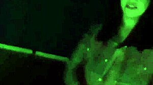 Amateurs with Big Tits Get Naked in Swing Club