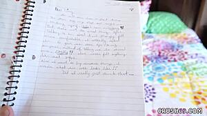 Did you see that cute teen babe seducing me with huge tits?