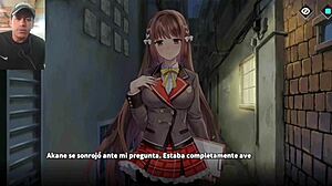 Hot girls in akane city get creampied in this hentai game