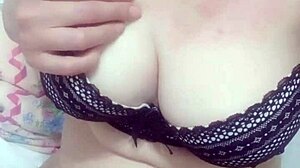 Beautiful milf with big tits in homemade video