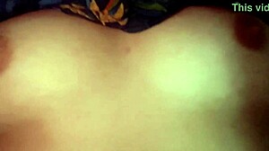 This hot amateur with small tits masturbates solo in part 2.