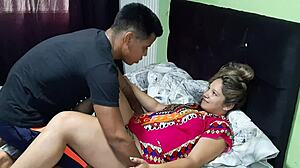 Caught my hermanastra masturbating, couldn’t resist licking her sweet spot