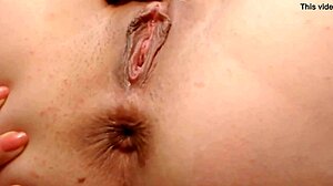 showing my holes close up in solo masturbation